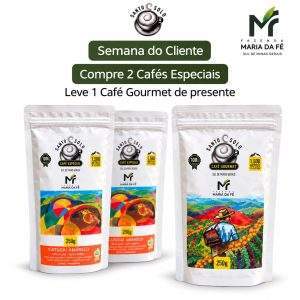 Na compra de 2 Cafés Especiais Santo Solo, você ganha 1 Café Gourmet De presente